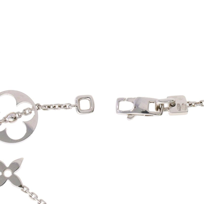 ＬＯＵＩＳ　ＶＵＩＴＴＯＮ ルイヴィトン　ブレスレット　ホワイトゴールド　K18金　750刻印/ブラスレ・モノグラム／７５０ＷＧ／１７ｃｍ/Q95011//Aランク/75