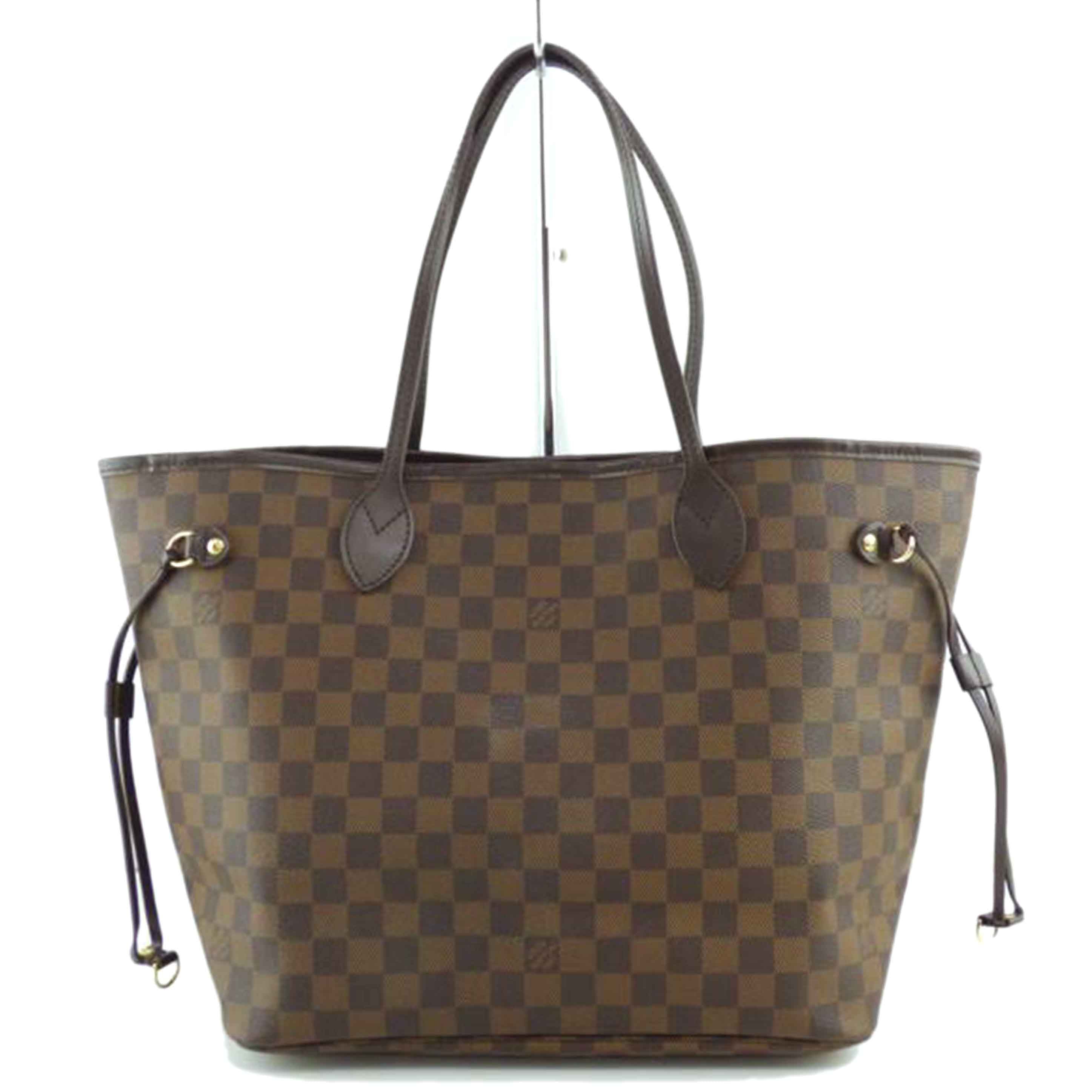ＬＯＵＩＳ　ＶＵＩＴＴＯＮ ルイヴィトン ルイ・ヴィトン ビトン ダミエ・エベヌ 市松模様 ブラウン 茶 ショルダーバッグ ハンドバッグ トートバッグ ブラウン メンズ レディース 定番 人気 ＬＶ 斜め掛け 肩がけ/旧型ネヴァーフルＭＭ／ダミエ／エベヌ/N51105//AR3180/Aランク/64