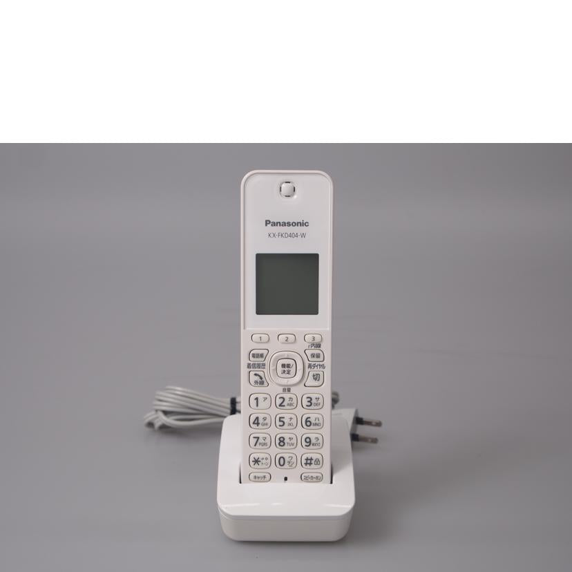 Ｐａｎａｓｏｎｉｃ パナソニック/デジタルコードレス電話機／ＶＥ－ＧＺ２１－Ｗ/VE-GZ21-W//9DCFA076699/ABランク/76