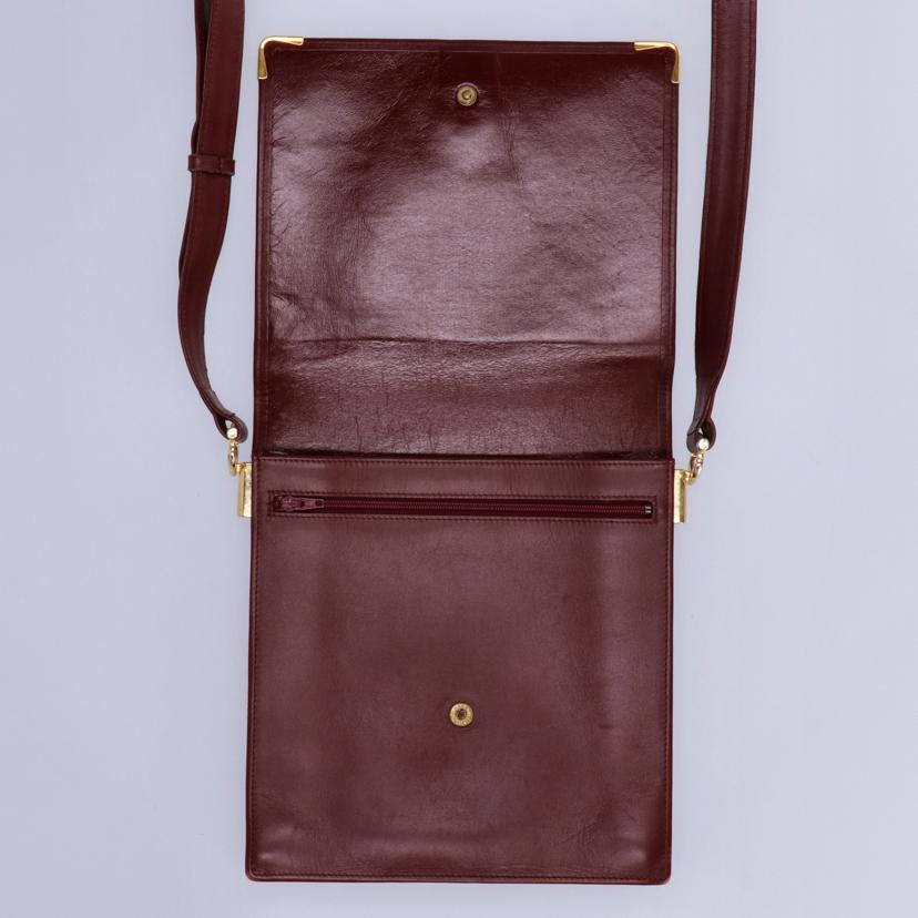 Ｃａｒｔｉｅｒ　 Cartier /マストラインレザークロスボディ　//Bランク/75