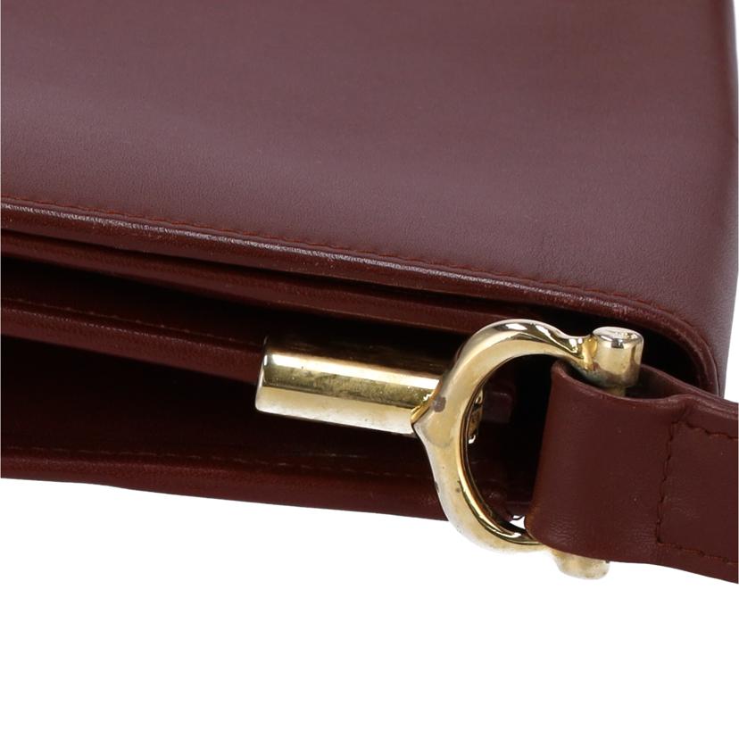 Ｃａｒｔｉｅｒ　 Cartier /マストラインレザークロスボディ　//Bランク/75