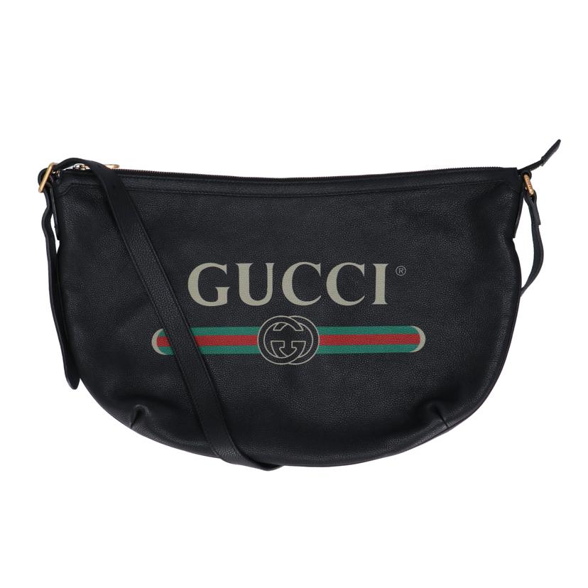 ＧＵＣＣＩ ｸﾞｯﾁ/ホーボーバッグ／グッチプリント/523588//525***/ABランク/75