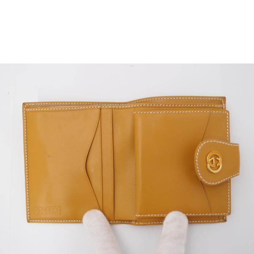 ＧＵＣＣＩ グッチ　レディース/オールドグッチがま口二つ折り財布／ベージュ/035.001//0902/Aランク/69