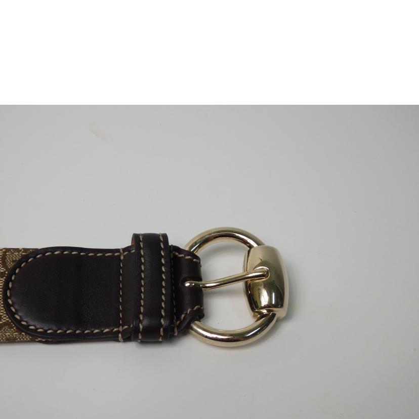 ＧＵＣＣＩ グッチ/ＧＧキャンバスホースビット／ベルト／８０ｃｍ/159618//1766/ABランク/84