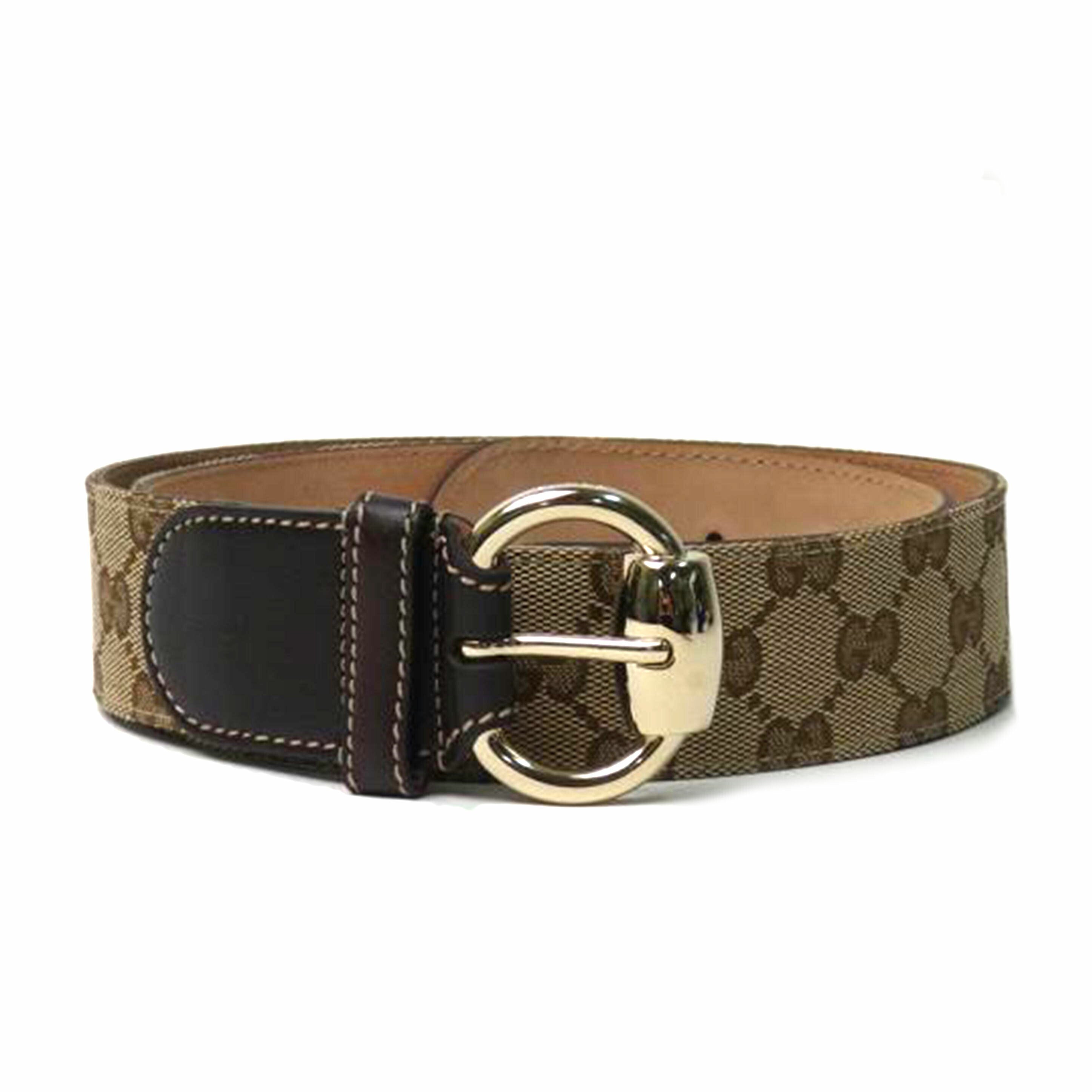 ＧＵＣＣＩ グッチ/ＧＧキャンバスホースビット／ベルト／８０ｃｍ/159618//214351/ABランク/84