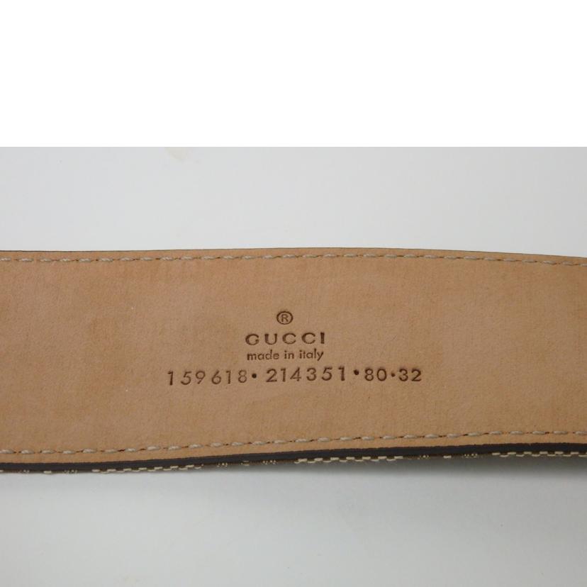 ＧＵＣＣＩ グッチ/ＧＧキャンバスホースビット／ベルト／８０ｃｍ/159618//214351/ABランク/84