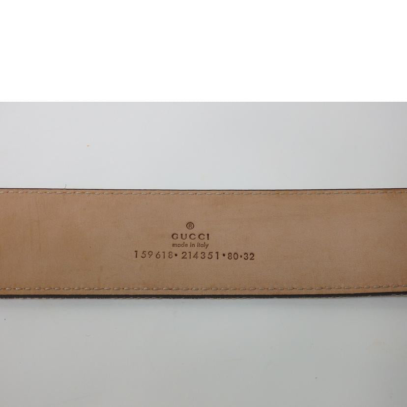 ＧＵＣＣＩ グッチ/ＧＧキャンバスホースビット／ベルト／８０ｃｍ/159618//214351/ABランク/84