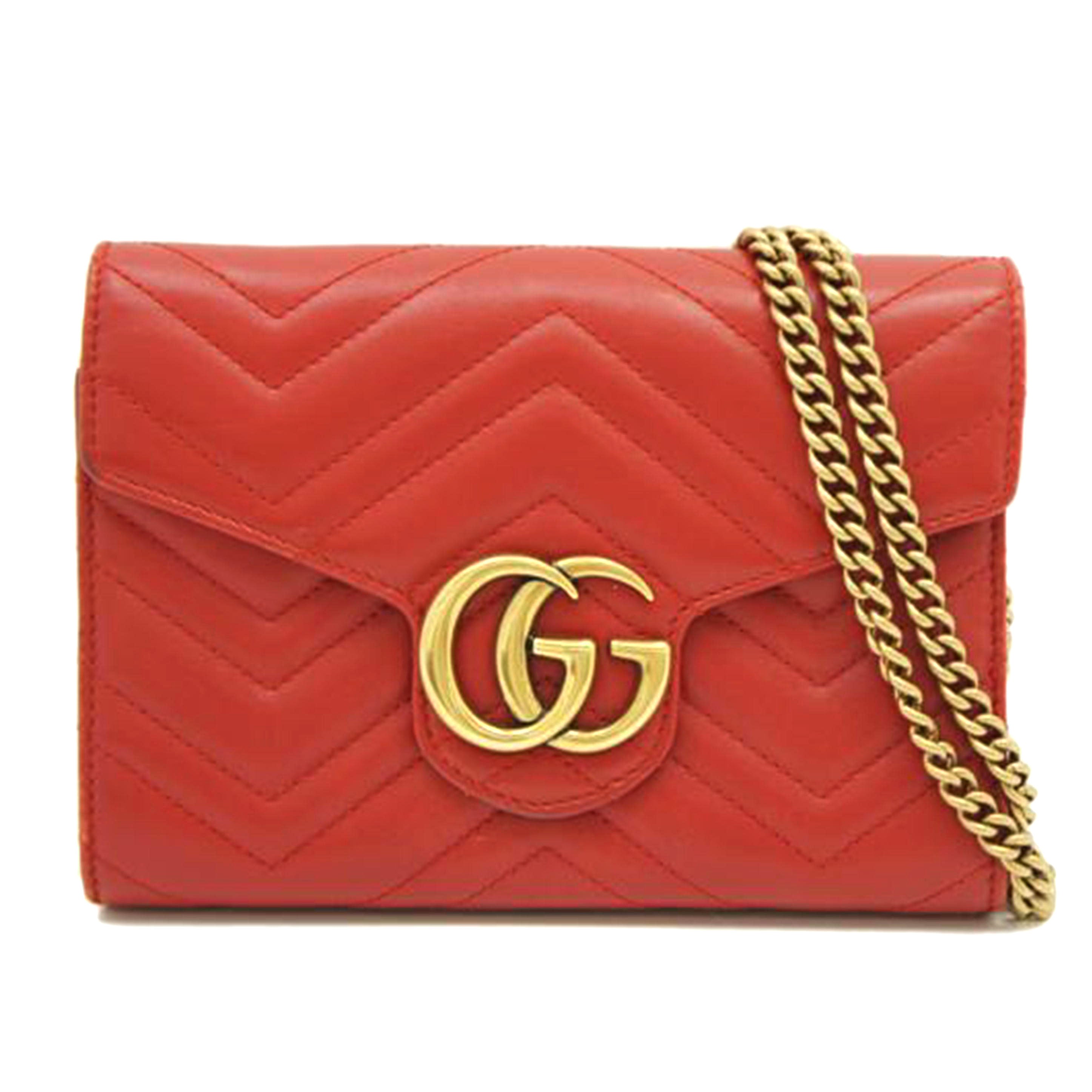 ＧＵＣＣＩ グッチ/ＧＧマーモント／キルティングレザー/474575//534563/ABランク/75