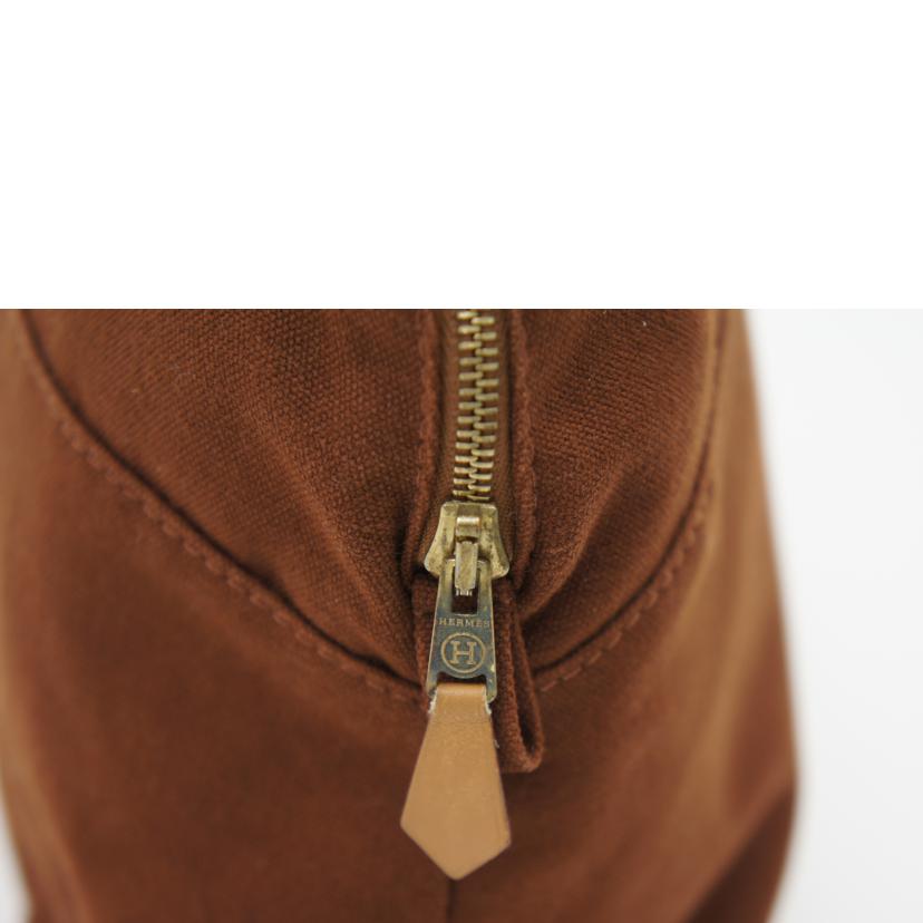 ＨＥＲＭＥＳ　 エルメス/ボリードポーチＧＭ／キャンバス／茶//ABランク/75
