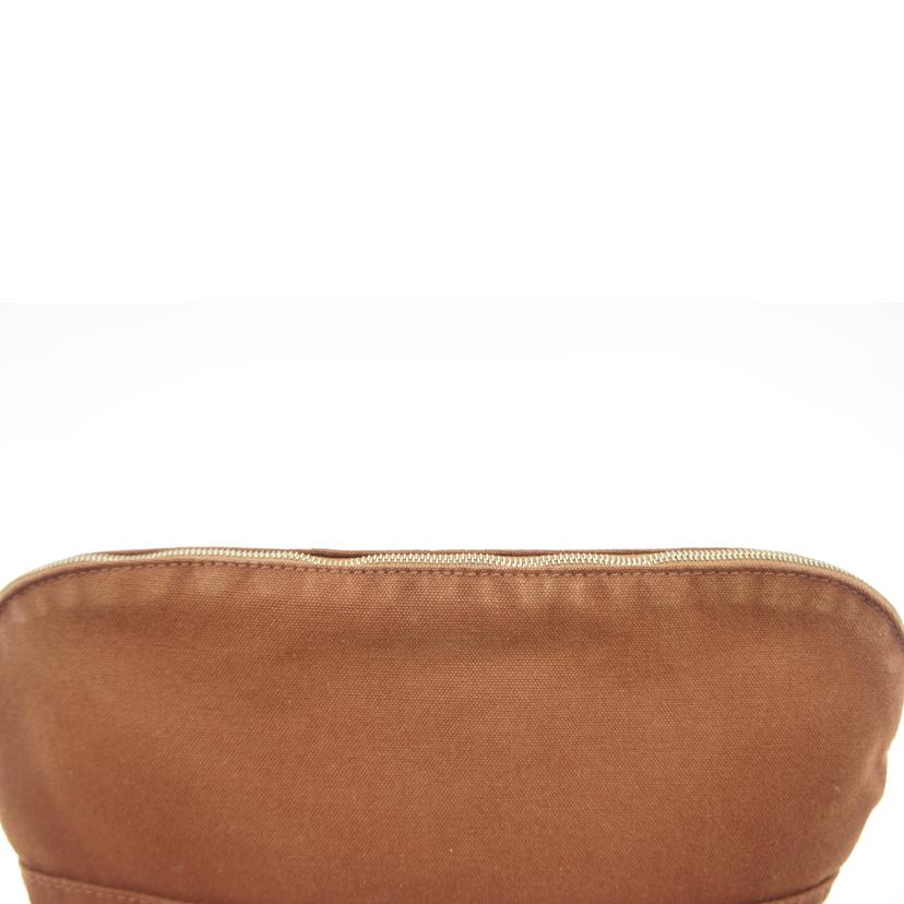 ＨＥＲＭＥＳ　 エルメス/ボリードポーチＧＭ／キャンバス／茶//ABランク/75