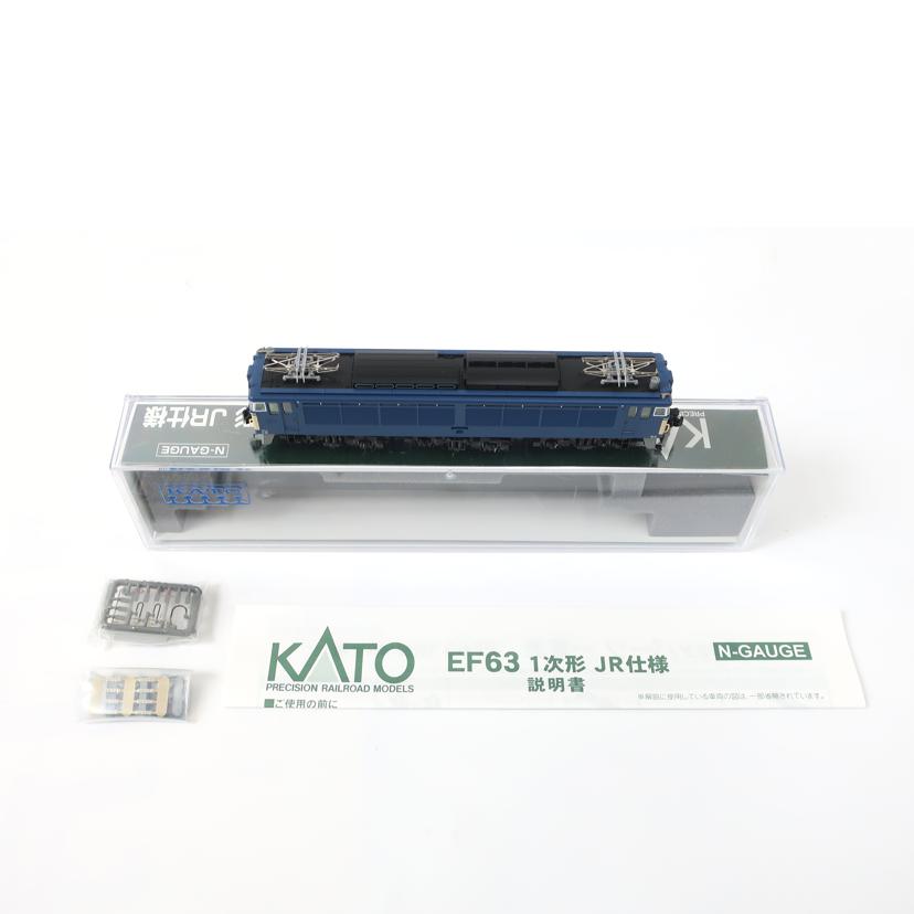 ＫＡＴＯ カトー/ＥＦ６３　１次形　ＪＲ仕様　鉄道模型　Ｎゲージ/3085-1//3810807/Aランク/65