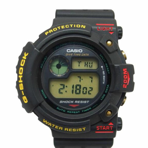 ＣＡＳＩＯ カシオ/Ｇ－ＳＨＯＣＫ初代フロッグマン／スクリューバッグ／クォーツ/DW-6300-1A//420074/ABランク/04