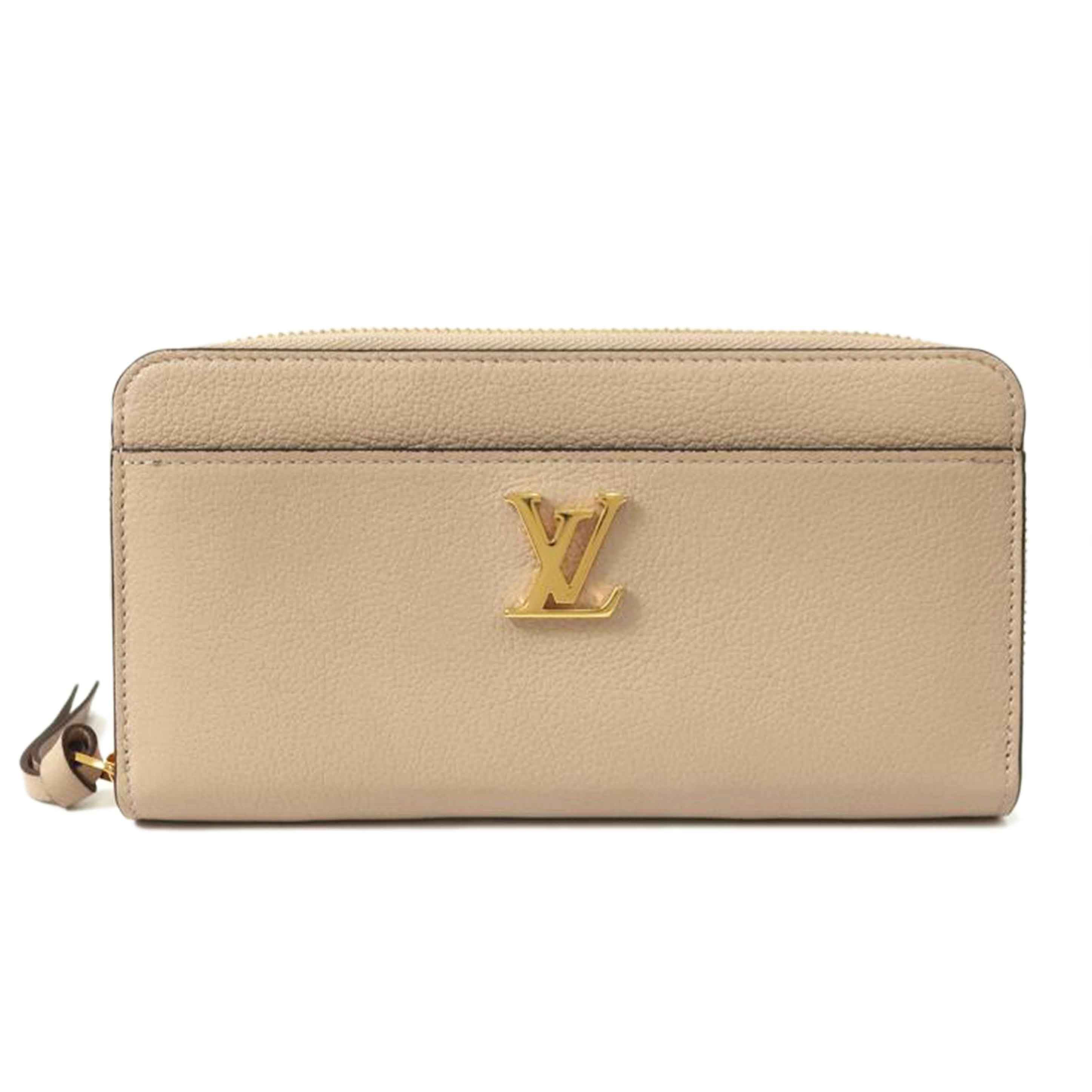 ＬＯＵＩＳ　ＶＵＩＴＴＯＮ ルイ・ヴィトン/グレージュ　　ジッピー・ロックミー　長財布　カーフレザー/M80674//ICｼﾘｱﾙ有/Bランク/65