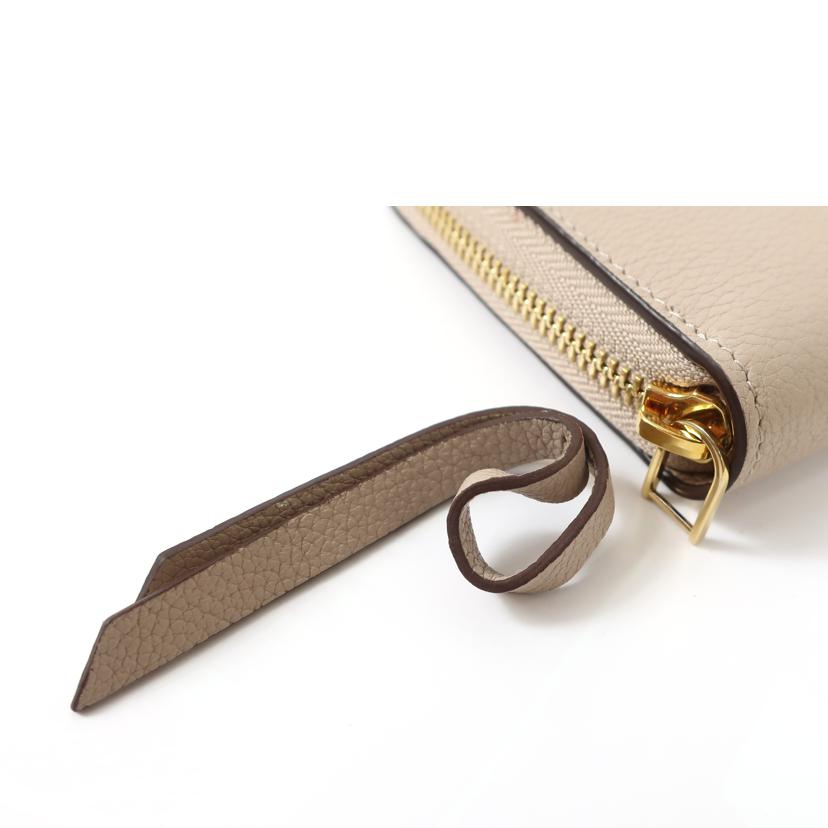 ＬＯＵＩＳ　ＶＵＩＴＴＯＮ ルイ・ヴィトン/グレージュ　　ジッピー・ロックミー　長財布　カーフレザー/M80674//ICｼﾘｱﾙ有/Bランク/65