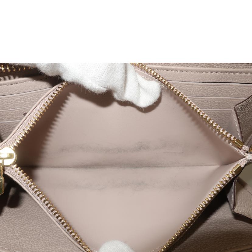 ＬＯＵＩＳ　ＶＵＩＴＴＯＮ ルイ・ヴィトン/グレージュ　　ジッピー・ロックミー　長財布　カーフレザー/M80674//ICｼﾘｱﾙ有/Bランク/65