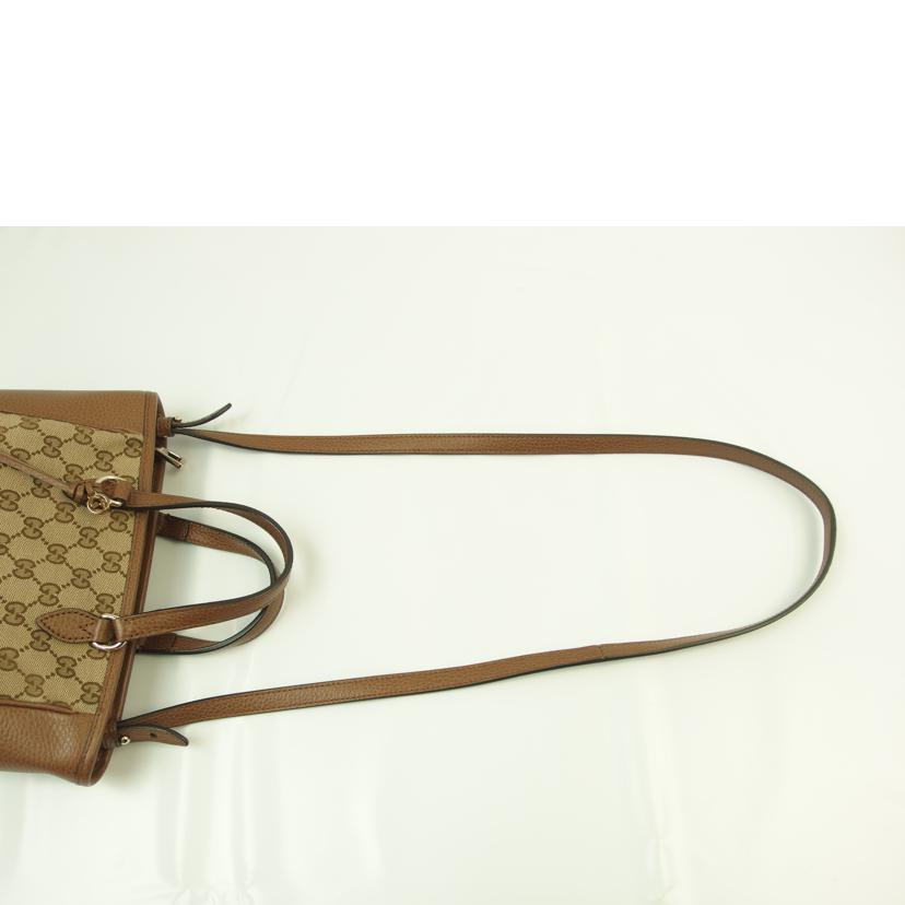 ＧＵＣＣＩ グッチ/ＧＧキャンバスレザースモールトートバッグ／２ｗａｙ／アウトレット品/449241//493***/Aランク/83