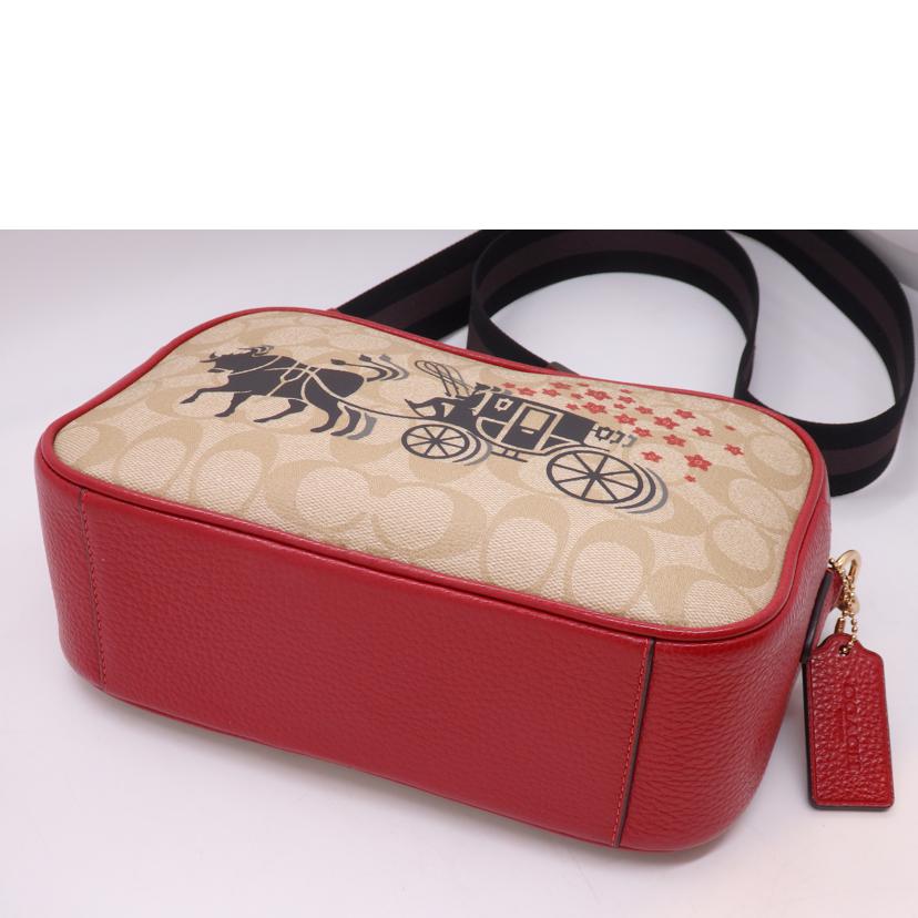 ＣＯＡＣＨ ｺｰﾁ/ルーナ／ニューイヤーオックス／ホースアンドキャリッジ／シグネチャー／ショルダー/C2180//Aランク/02