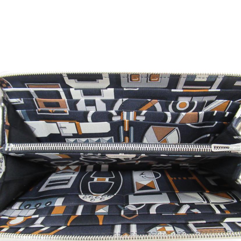 　　ＨＥＲＭＥＳ エルメス/ラウンドファスナー長財布／アザップロング・シルクイン//X TS 012 AU/Bランク/63