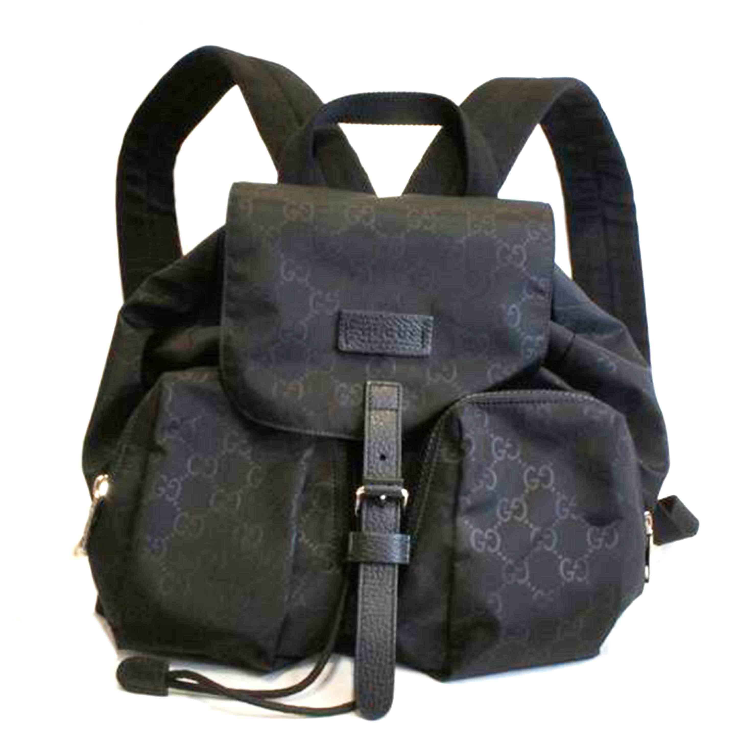 ＧＵＣＣＩ グッチ/ＧＧナイロンバックパックブラック/406361//213***/Aランク/92