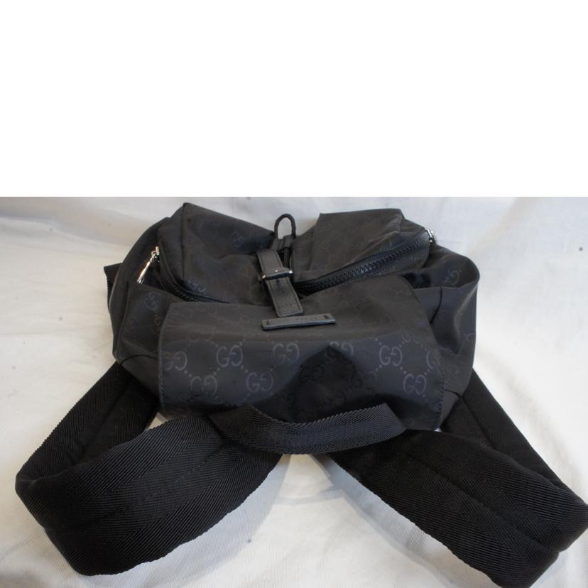 ＧＵＣＣＩ グッチ/ＧＧナイロンバックパックブラック/406361//213***/Aランク/92