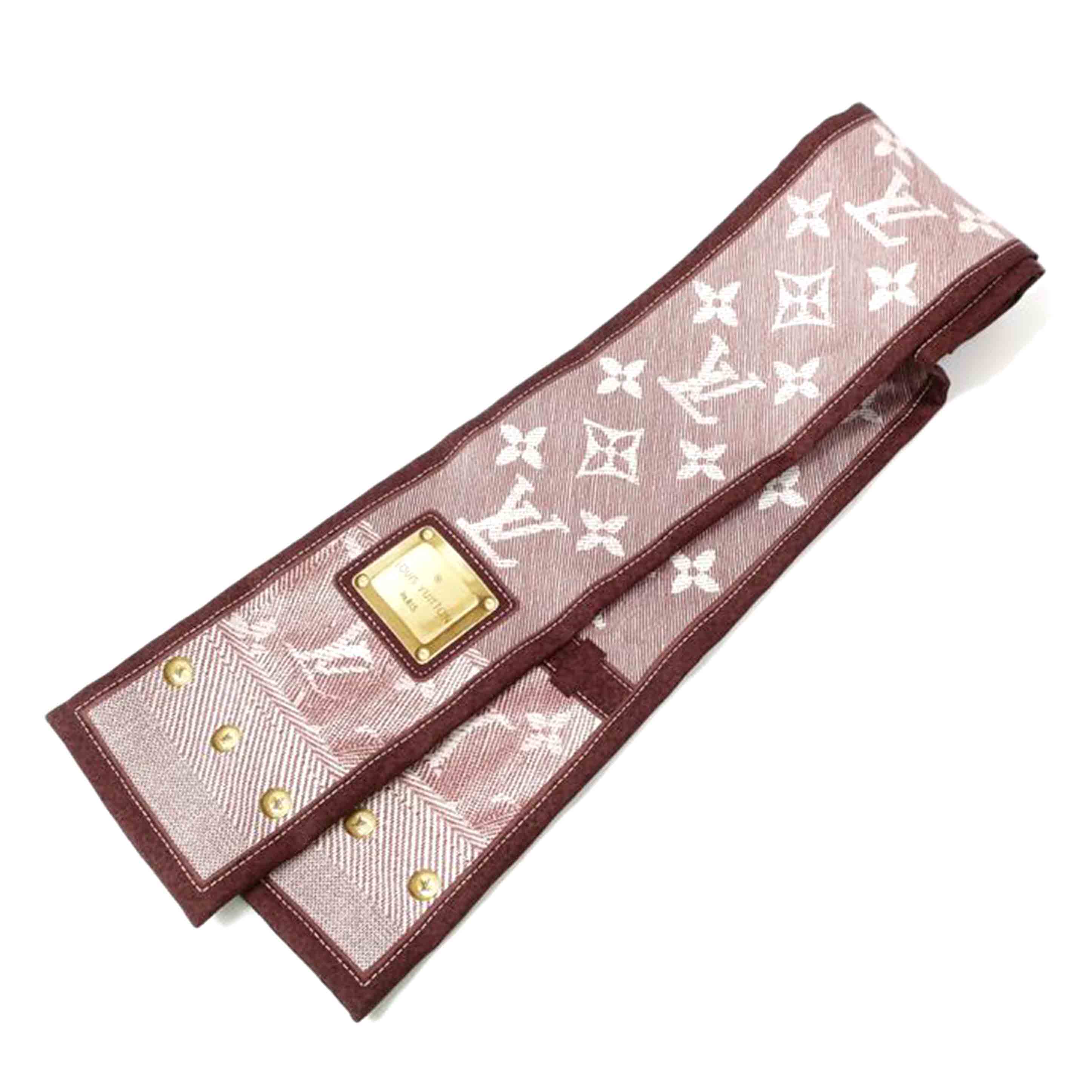 ＬＯＵＩＳ　ＶＵＩＴＴＯＮ ルイ・ヴィトン/バンドー　ニューデニム　スカーフ　モノグラム　ブラウン系/M72557//ABランク/65