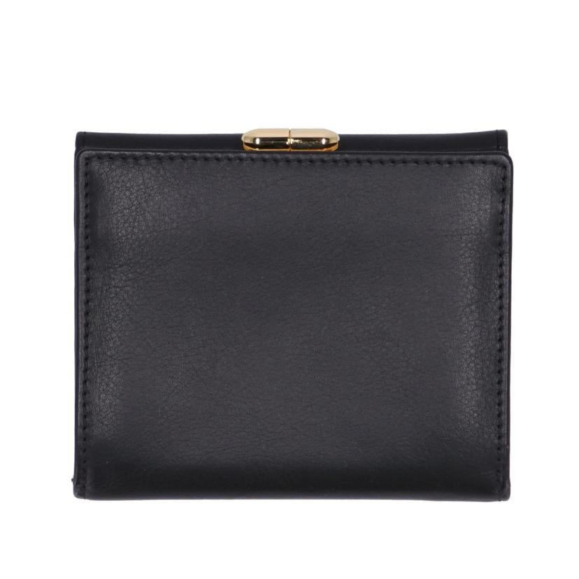 Ｃ．Ｄｉｏｒ クリスチャンディオール　ディオール　財布　小物　三つ折り　がま口　コンパクトウォレット　レディース　ブラック　黒　レッド　赤/三つ折りがま口財布//Bランク/75