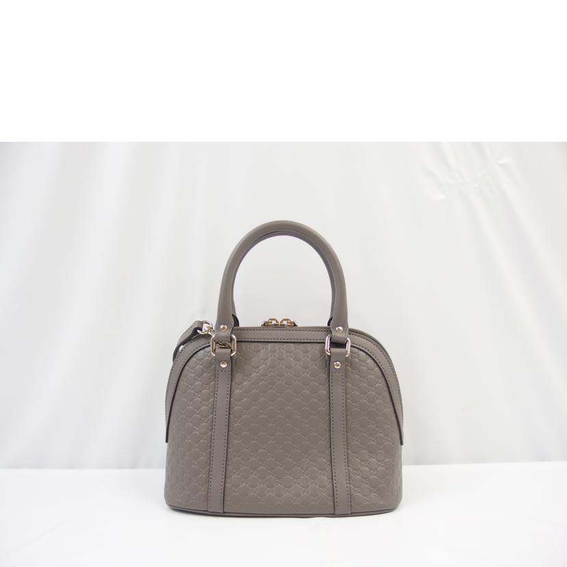 ＧＵＣＣＩ グッチ/マイクログッチシママルゴーミニドームショルダーバッグ／２ｗａｙ／アウトレット/449654//493***/Aランク/83