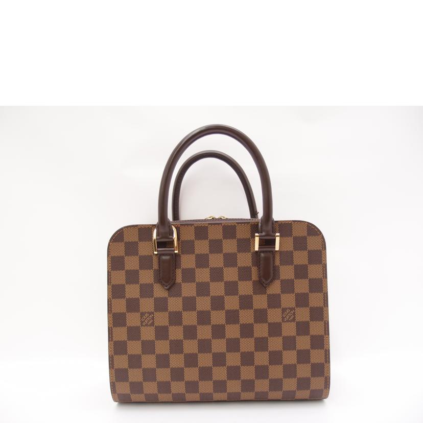 ＬＯＵＩＳ　ＶＵＩＴＴＯＮ ルイ・ヴィトン　ハンドバッグ　市松模様　ブラウン　レディース/トリアナ／ダミエ・エベヌ/N51155//VI0013/SAランク/69