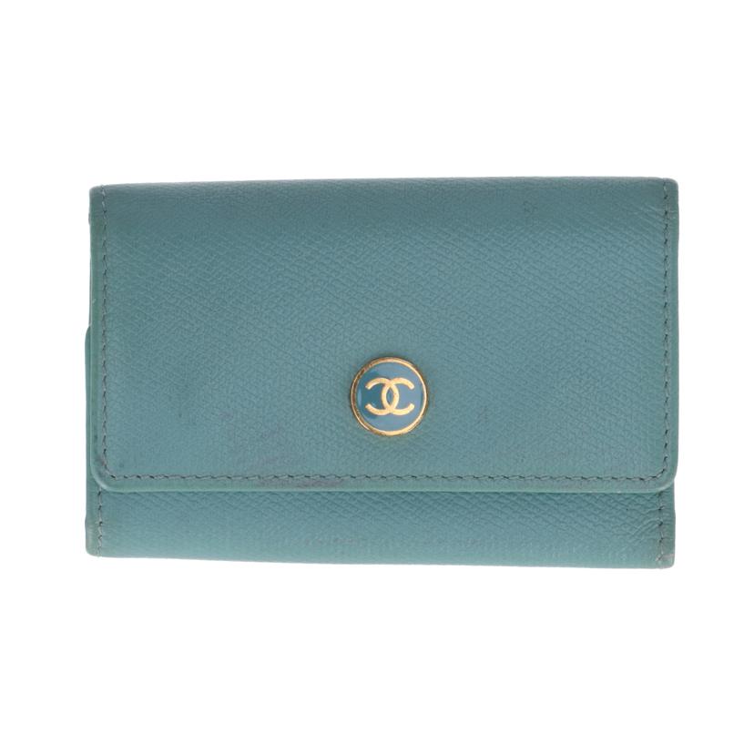ＣＨＡＮＥＬ シャネル　財布　小物　レザー　レディース　ライトブルー　/６連キーケース//8601880/Bランク/75