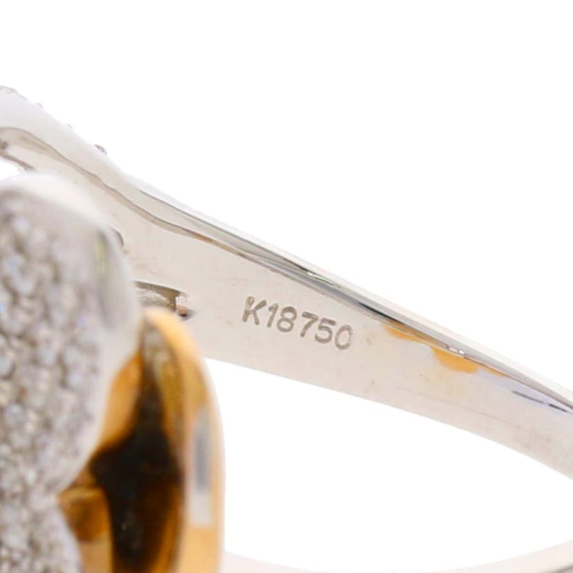 /　Ｋ１８ダイヤリング０．５５ｃｔ//ABランク/75