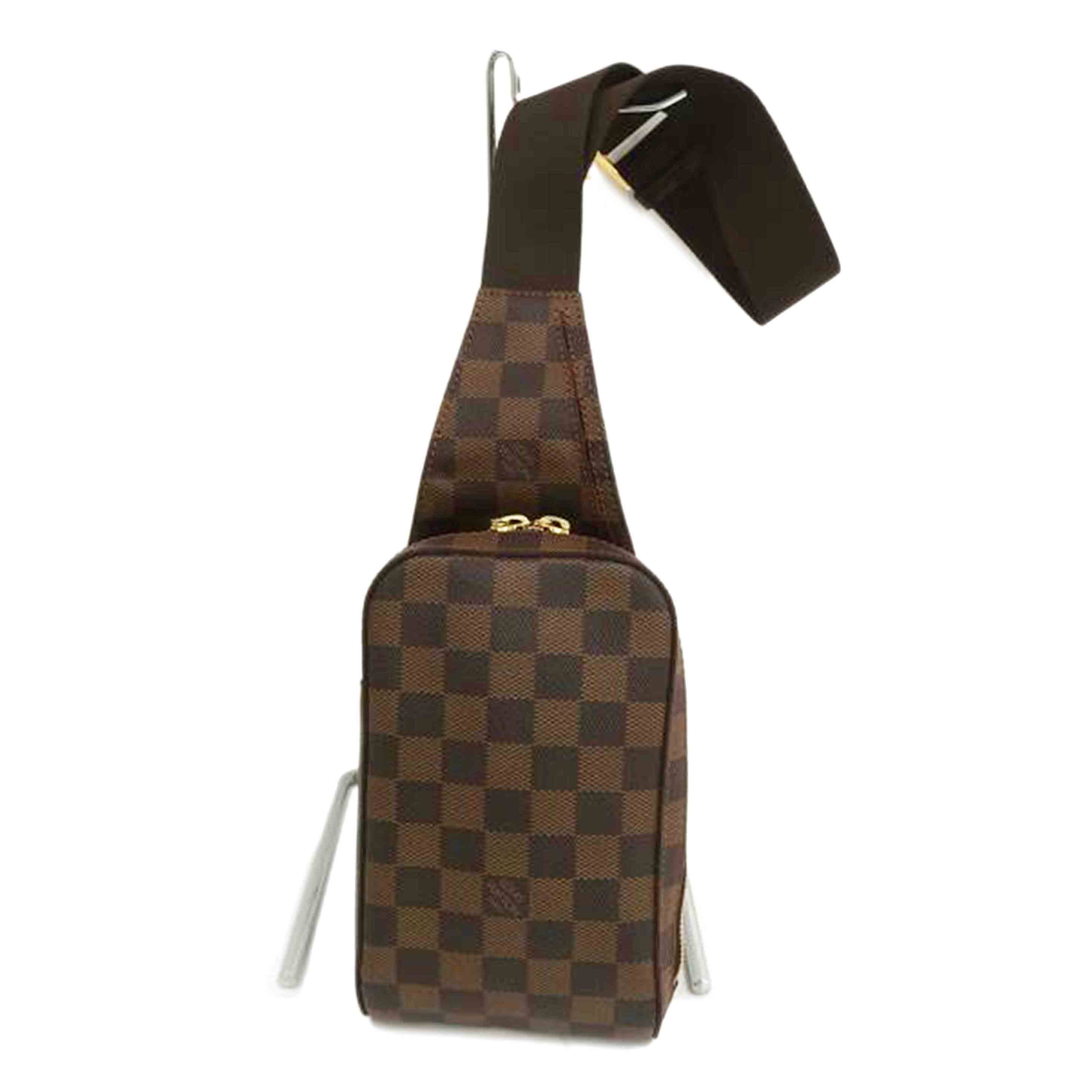 ＬＯＵＩＳ　ＶＵＩＴＴＯＮ ルイヴィトン ルイ・ヴィトン ビトン ダミエ・エベヌ 市松模様 ブラウン 茶 ウエストポーチ ショルダーバッグ ハンドバッグ トートバッグ ブラウン メンズ レディース 定番 人気 ＬＶ 斜め掛け 肩がけ/ジェロニモス／ダミエ／エベヌ/N51994//CA0***/ABランク/82