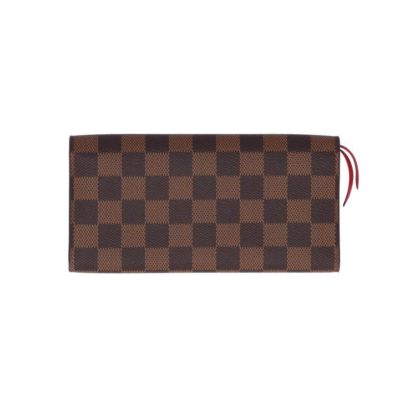 ＬＯＵＩＳ　ＶＵＩＴＴＯＮ ルイ・ヴィトン/ポルトフォイユ・エミリー／ダミエ／ルージュ/N63544//TA1106/ABランク/75