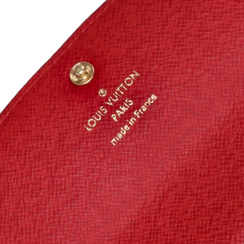 ＬＯＵＩＳ　ＶＵＩＴＴＯＮ ルイ・ヴィトン/ポルトフォイユ・エミリー／ダミエ／ルージュ/N63544//TA1106/ABランク/75