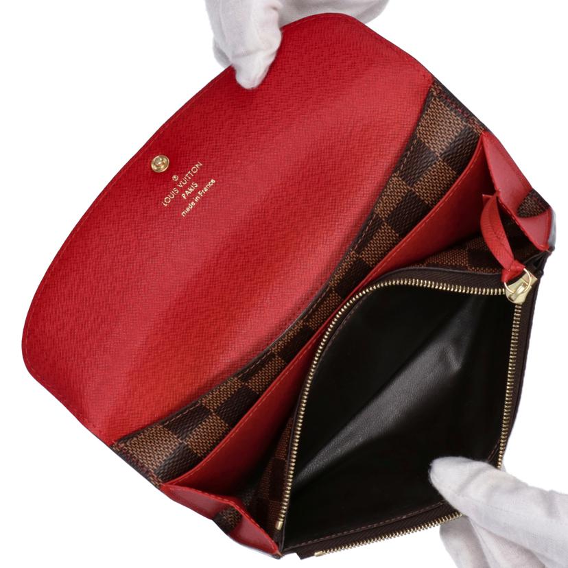 ＬＯＵＩＳ　ＶＵＩＴＴＯＮ ルイ・ヴィトン/ポルトフォイユ・エミリー／ダミエ／ルージュ/N63544//TA1106/ABランク/75