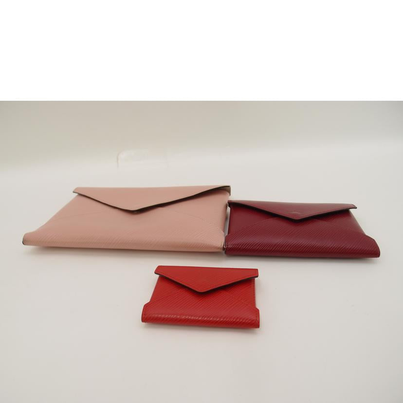 ＬＯＵＩＳ　ＶＵＩＴＴＯＮ ルイ・ヴィトン　ポーチ　3個セット　レザー　レディース　メンズ/ポシェット・キリガミ／エピ／マルチカラー/M62457//SP1108/Bランク/69