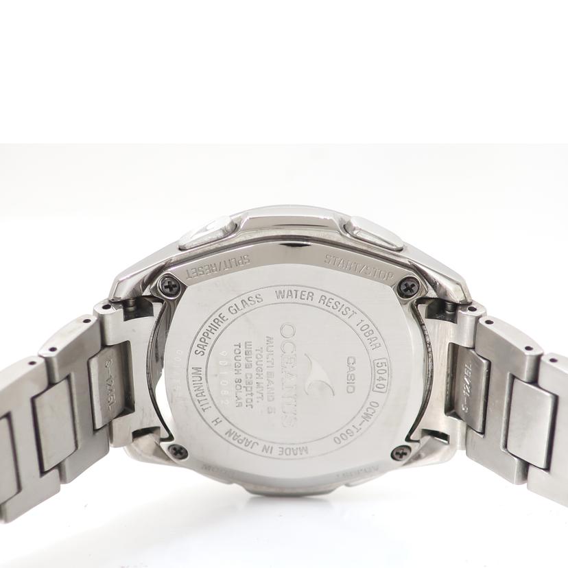 カシオ/オシアナス　ＯＣＥＡＮＵＳ　ソーラー電波時計/OCW-T600-1AJF//ABランク/65