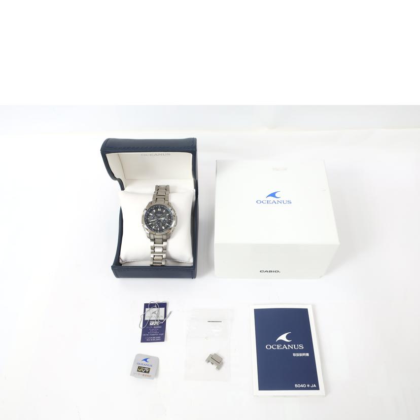 カシオ/オシアナス　ＯＣＥＡＮＵＳ　ソーラー電波時計/OCW-T600-1AJF//ABランク/65