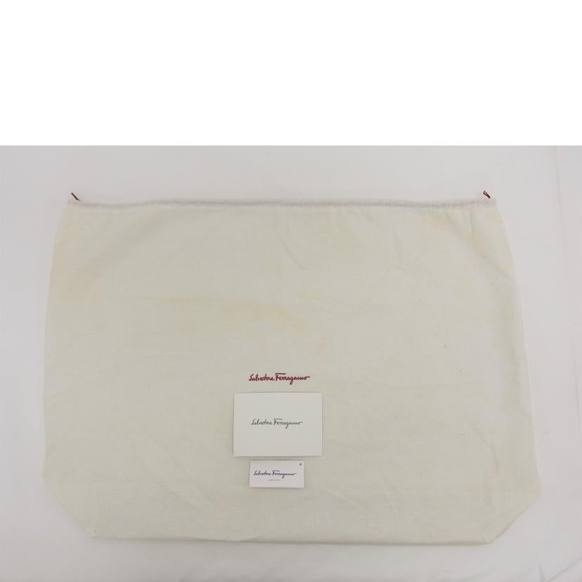 Ｆｅｒｒａｇａｍｏ フェラガモ/キャンバス　レザートートバッグ／ブラック//AU-**********/Bランク/04