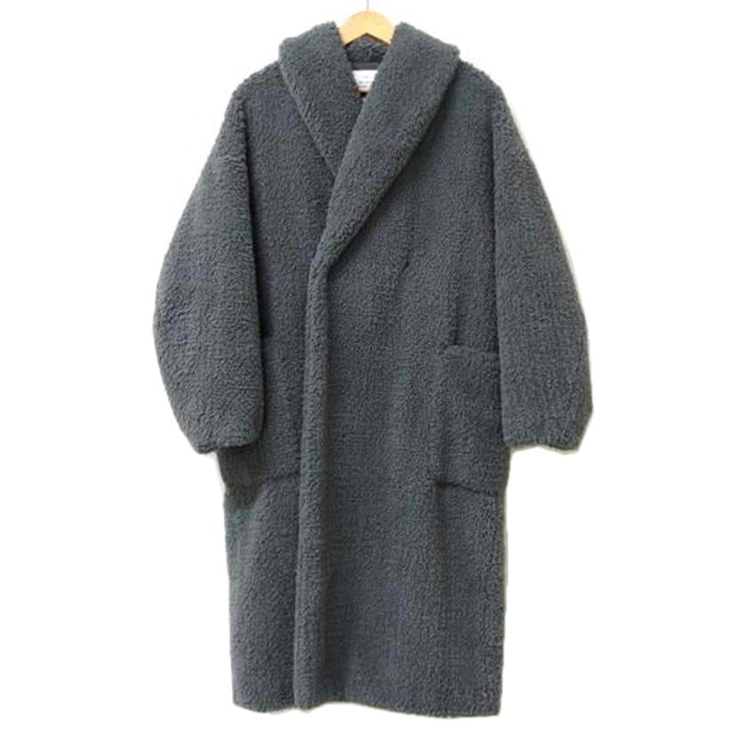 ＨＹＫＥ/ＨＹＫＥ　　ＦＡＵＸ　ＳＨＥＡＲＬＩＮＧ　メディカルコート　マキシ丈　ＯＬＩＶＥ　ＤＲＡＢ　サイズ１/212-17307//ABランク/83