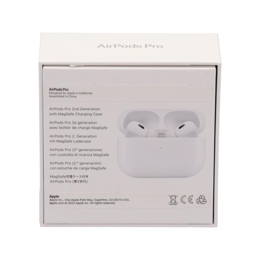 ａｐｐｌｅ アップル/ＡｉｒＰｏｄｓ　Ｐｒｏ２/MQD83J/A//MF2W44Q7JY/Aランク/05