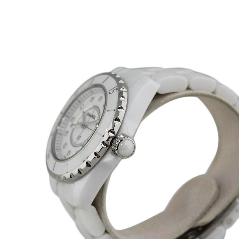 ＣＨＡＮＥＬ シャネル/Ｊ１２ホワイトセラミック１２Ｐダイヤクオーツ/H1628//OK4****/ABランク/79