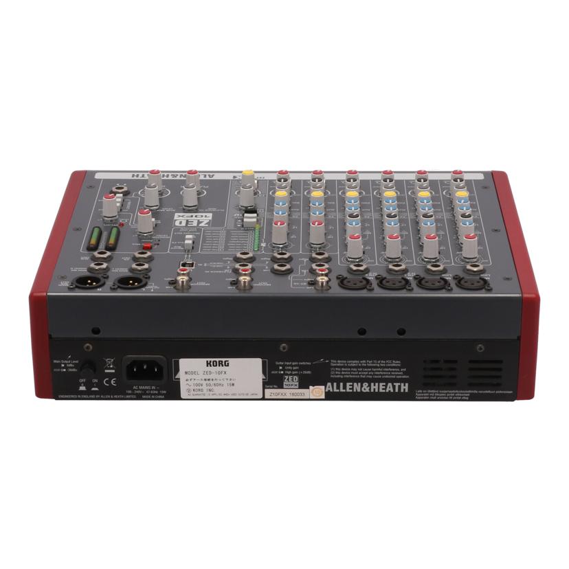 ＡＬＬＥＮ＆ＨＥＡＴＨ アレン＆ヒース/アナログミキサー/ZED-10FX//Z10FXX  313597/Bランク/62