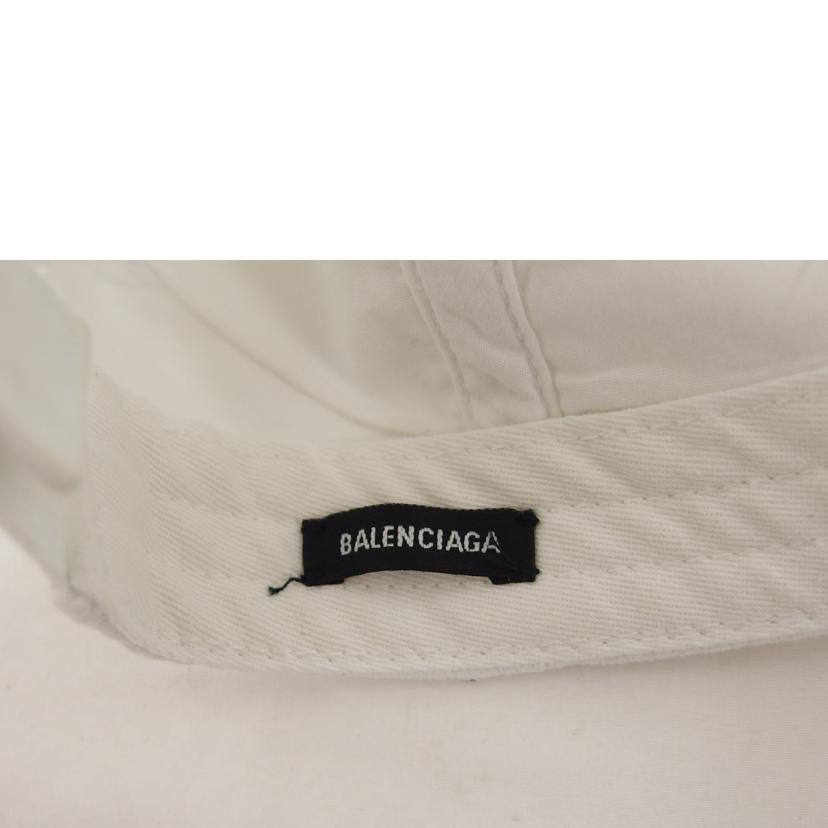 ＢＡＬＥＮＣＩＡＧＡ バレンシアガ/ＢＢロゴ／ベースボールキャップ／ホワイト//Bランク/04