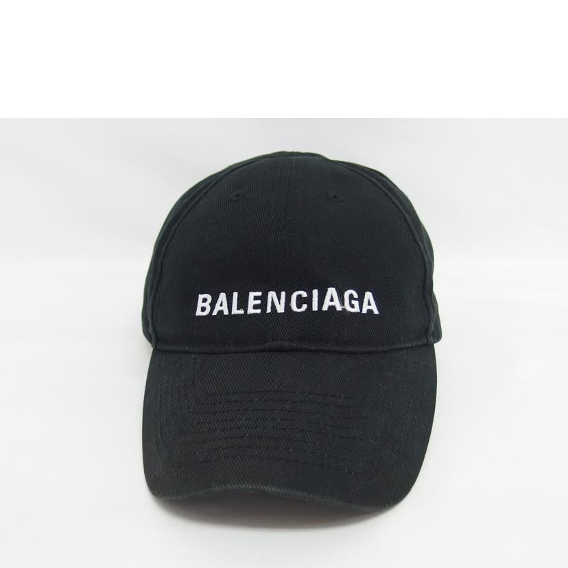 ＢＡＬＥＮＣＩＡＧＡ バレンシアガ/ロゴ／ベースボールキャップ／ブラック//Bランク/04