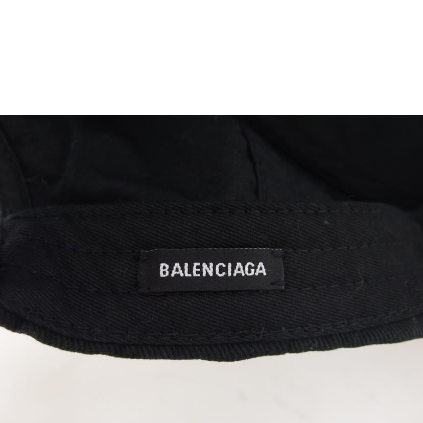 ＢＡＬＥＮＣＩＡＧＡ バレンシアガ/ロゴ／ベースボールキャップ／ブラック//Bランク/04