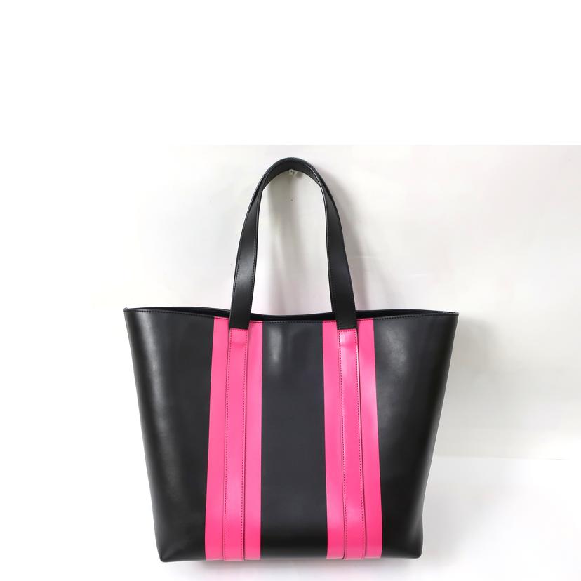 Ｐａｕｌ　Ｓｍｉｔｈ ポールスミス/バイカラートートバッグ　ツートン　ブラック　ショッキングピンク//ABランク/65