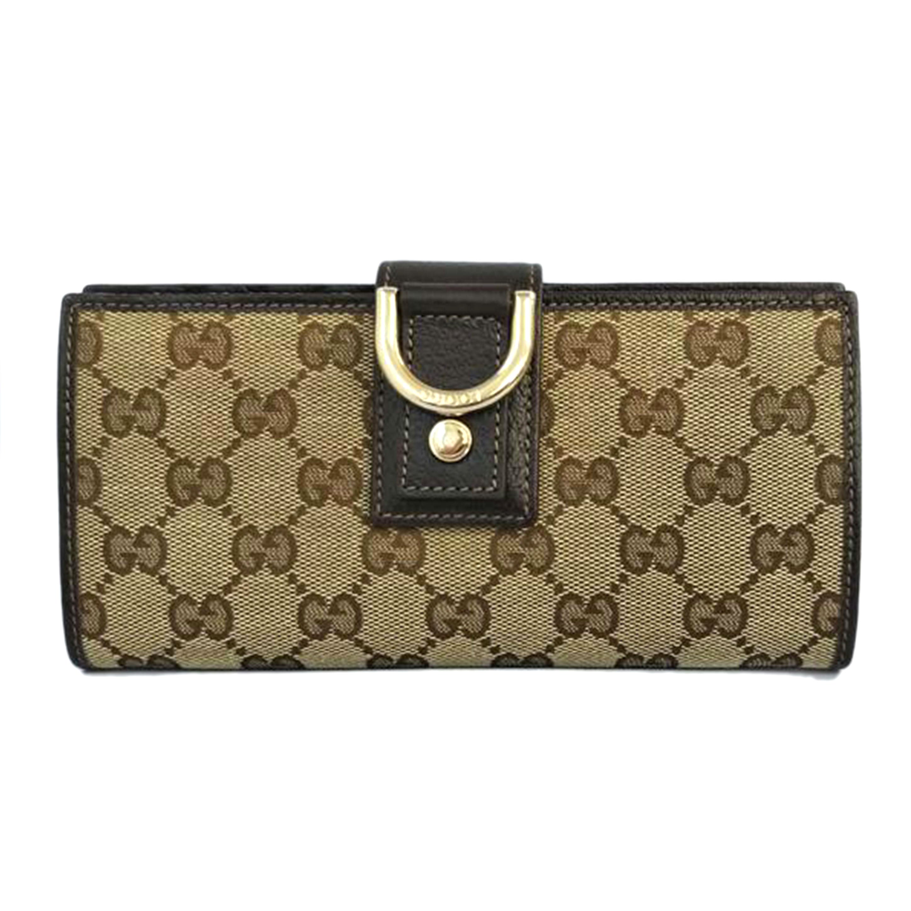 ＧＵＣＣＩ/ＧＧキャンバス二つ折長財布/154256//478442/Aランク/07