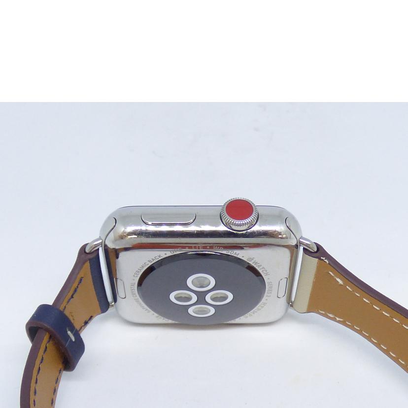 Ａｐｐｌｅ アップル/Ａｐｐｌｅ　Ｗａｔｃｈ　Ｈｅｒｍｅｓ　Ｓｅｒｉｅｓ　３　４２ｍｍ/MQMV2J/A//FHLVM0M9J6J7/ABランク/64