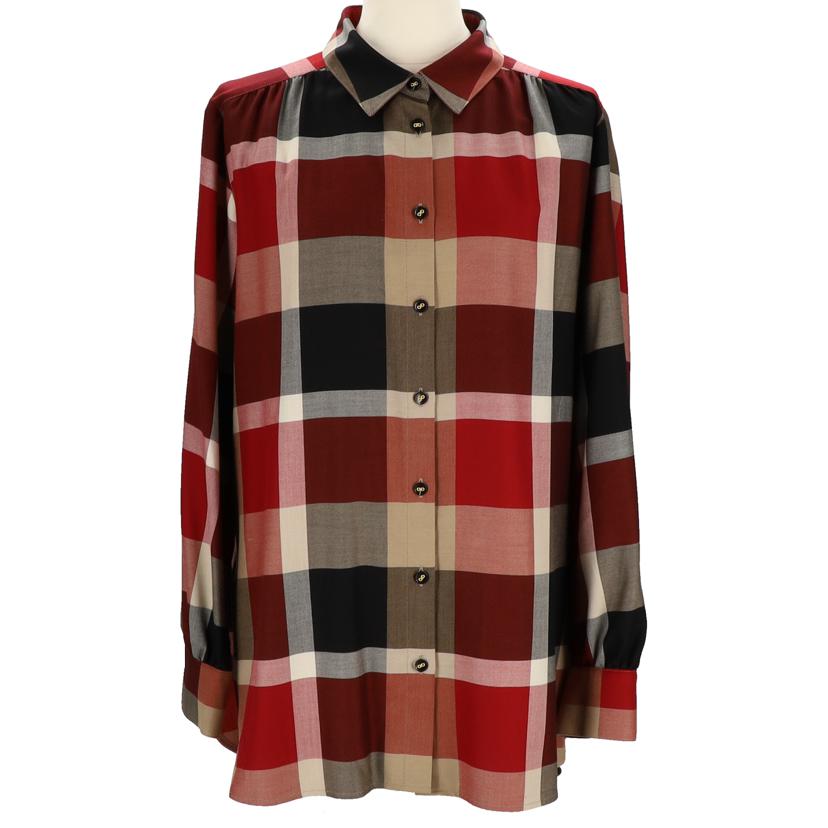 ＢＬＵＥ　ＬＡＢＥＬ　ＣＲＩＳＴＢＲＩＤＧＥ ブルーレーベルクレストブリッジ/チェックシャツ/55N05-729-29//SAランク/75
