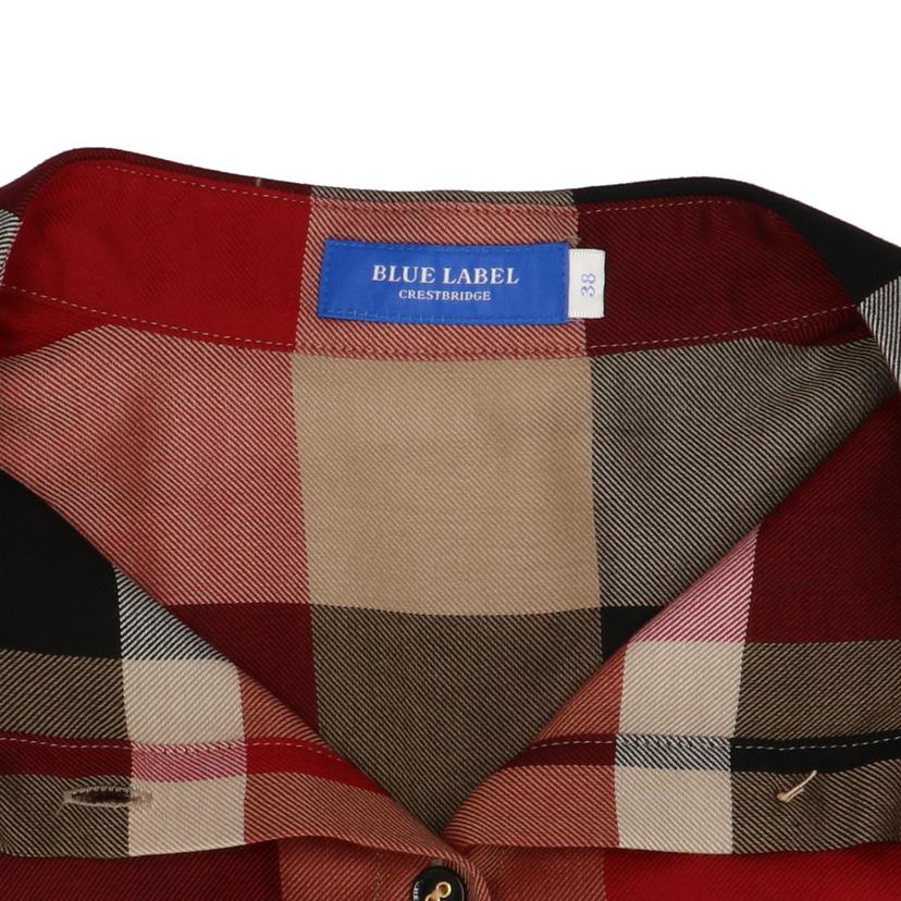 ＢＬＵＥ　ＬＡＢＥＬ　ＣＲＩＳＴＢＲＩＤＧＥ ブルーレーベルクレストブリッジ/チェックシャツ/55N05-729-29//SAランク/75